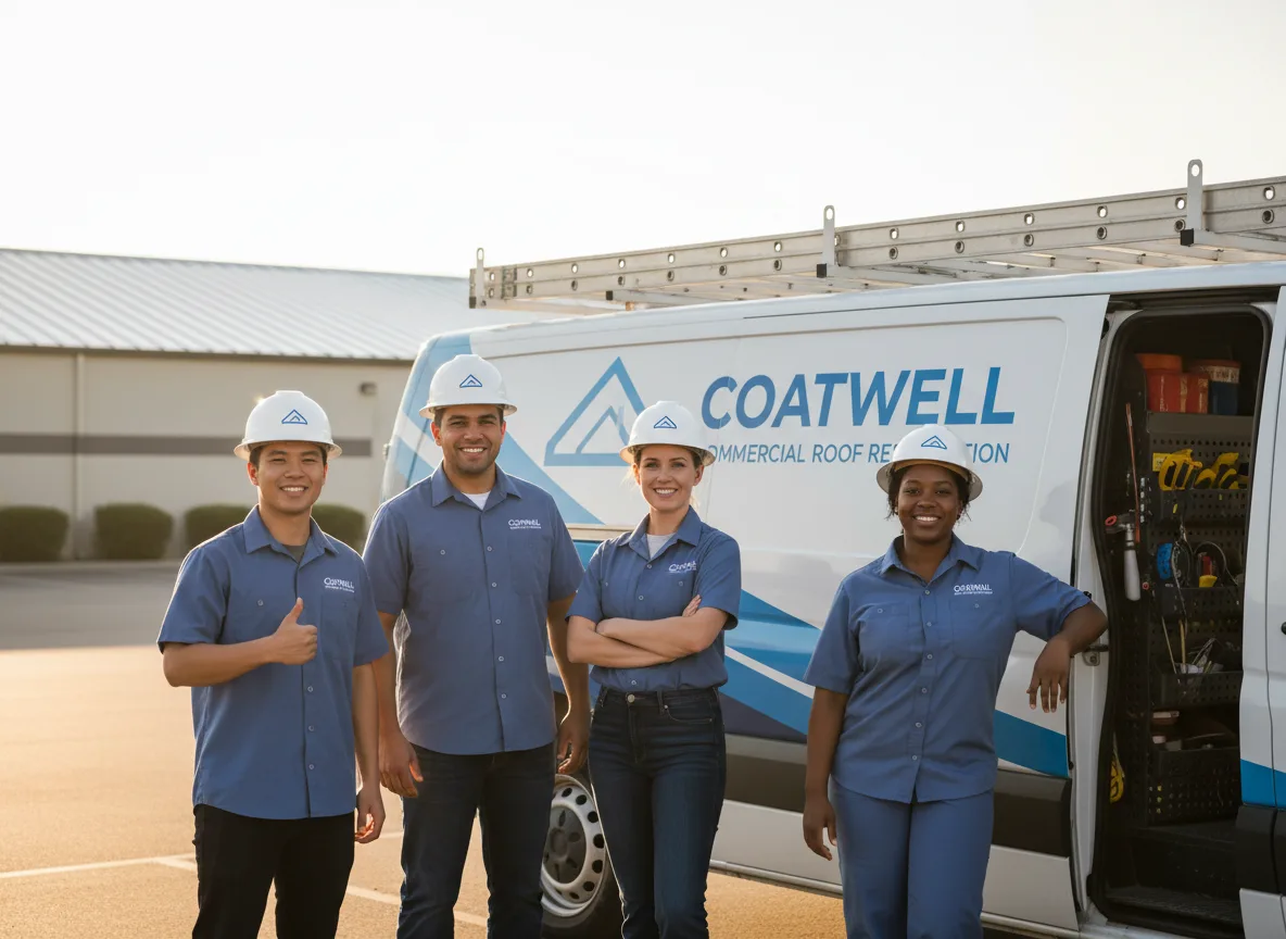Commercial roof coating company in Eva, AL